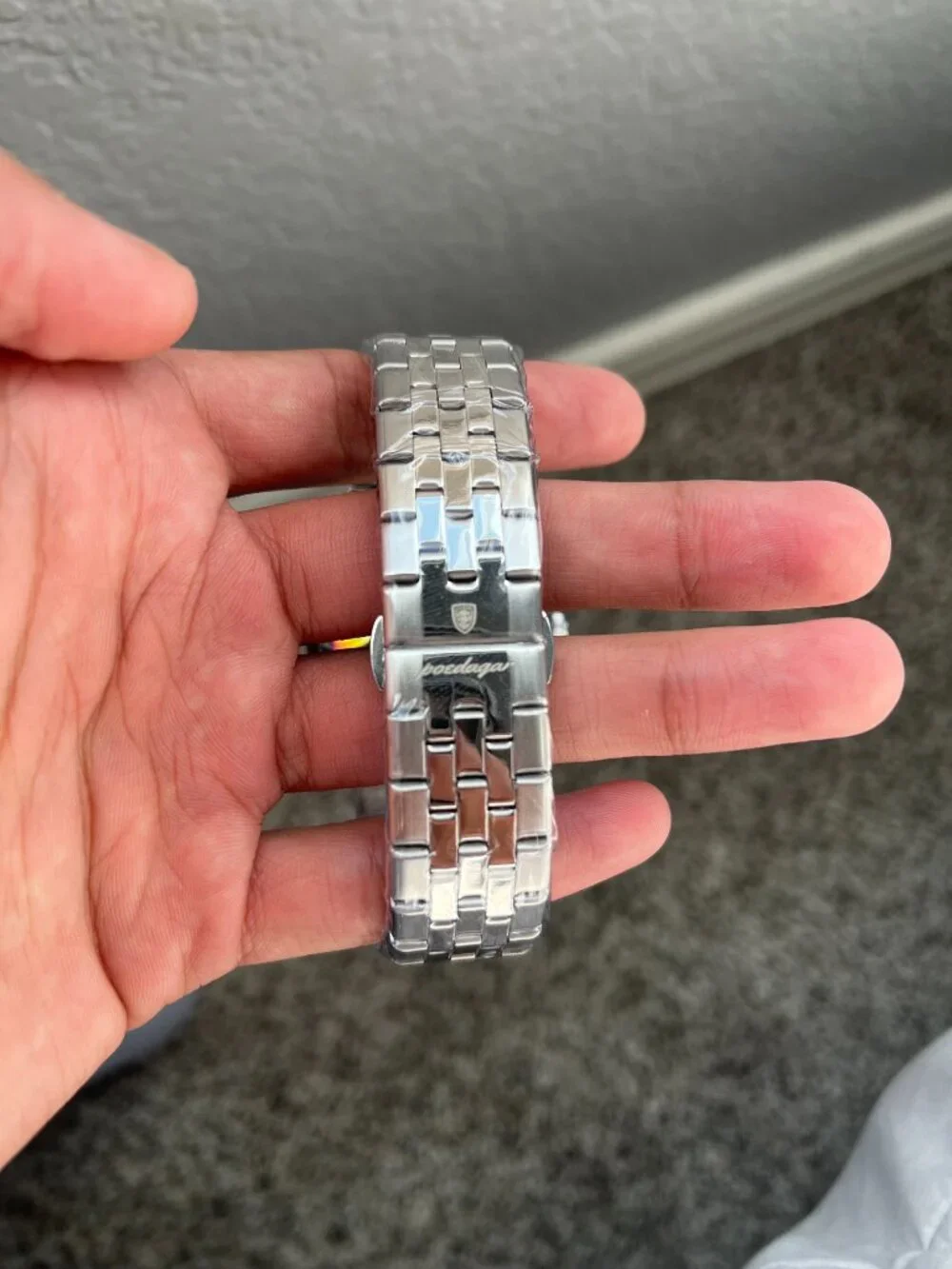 Mens Luxury Watch Luminous Quartz  Stainless Steel Bracelet With Date Function (